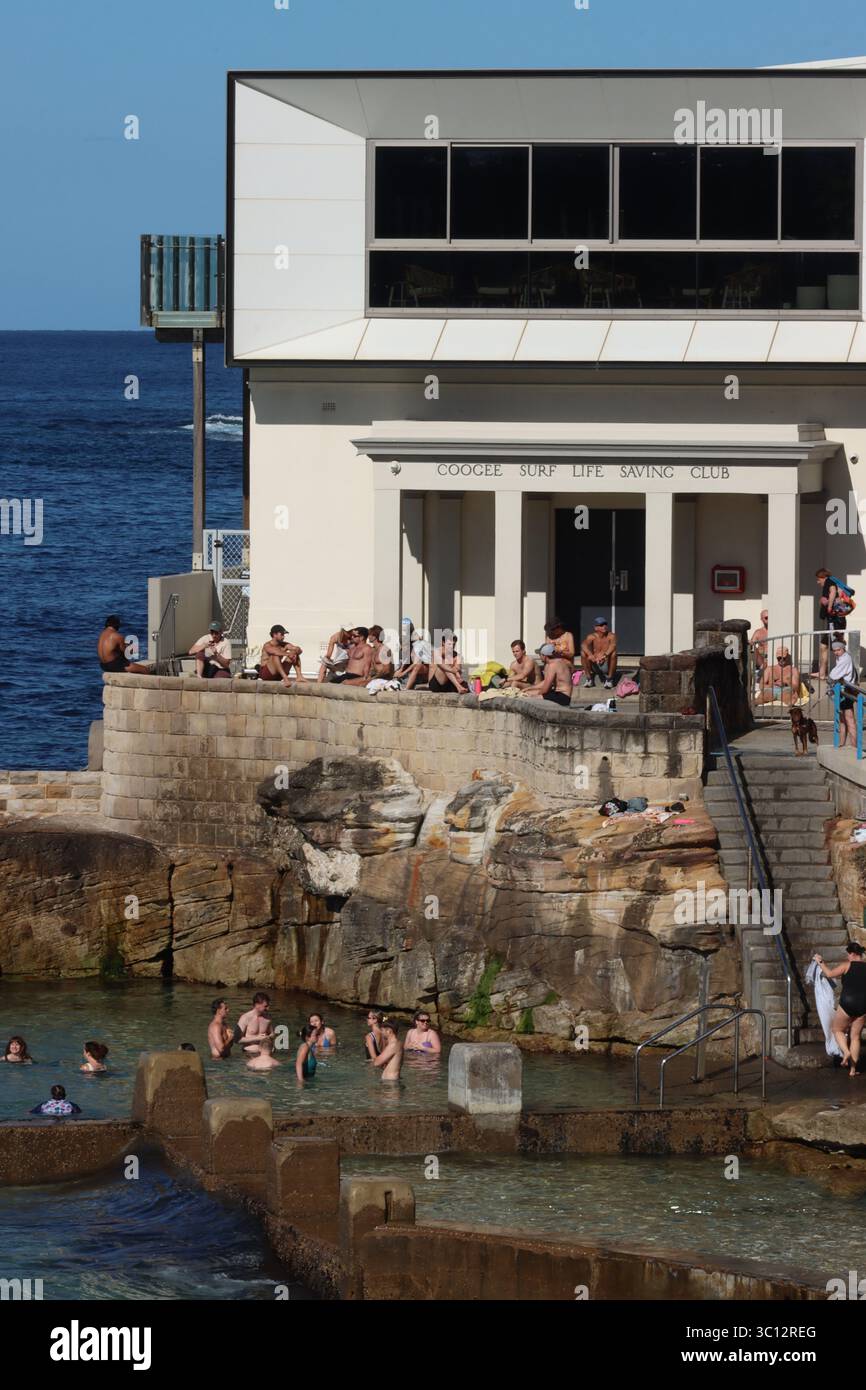 spiaggia di coogee nella periferia orientale di sydneys, australia Foto Stock