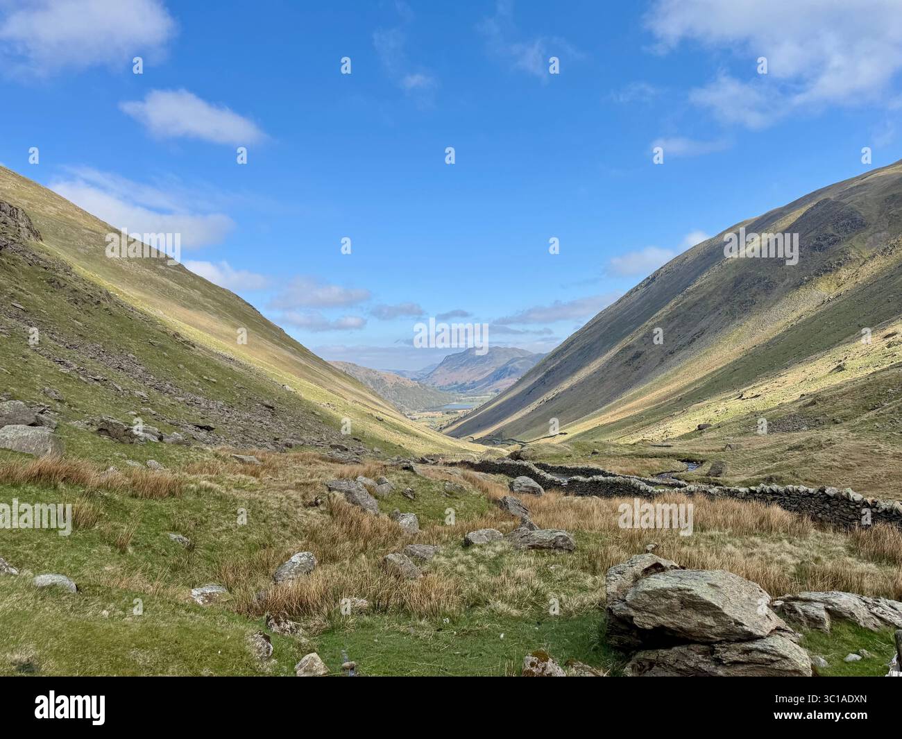 Green Valley nella campagna inglese Foto Stock