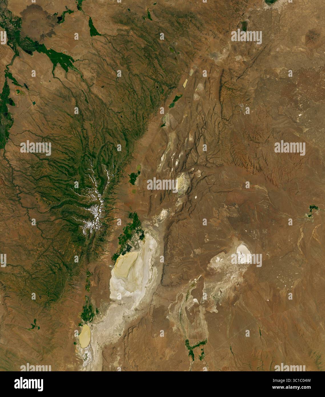 Aerea del deserto di Alvord in Oregon Foto Stock