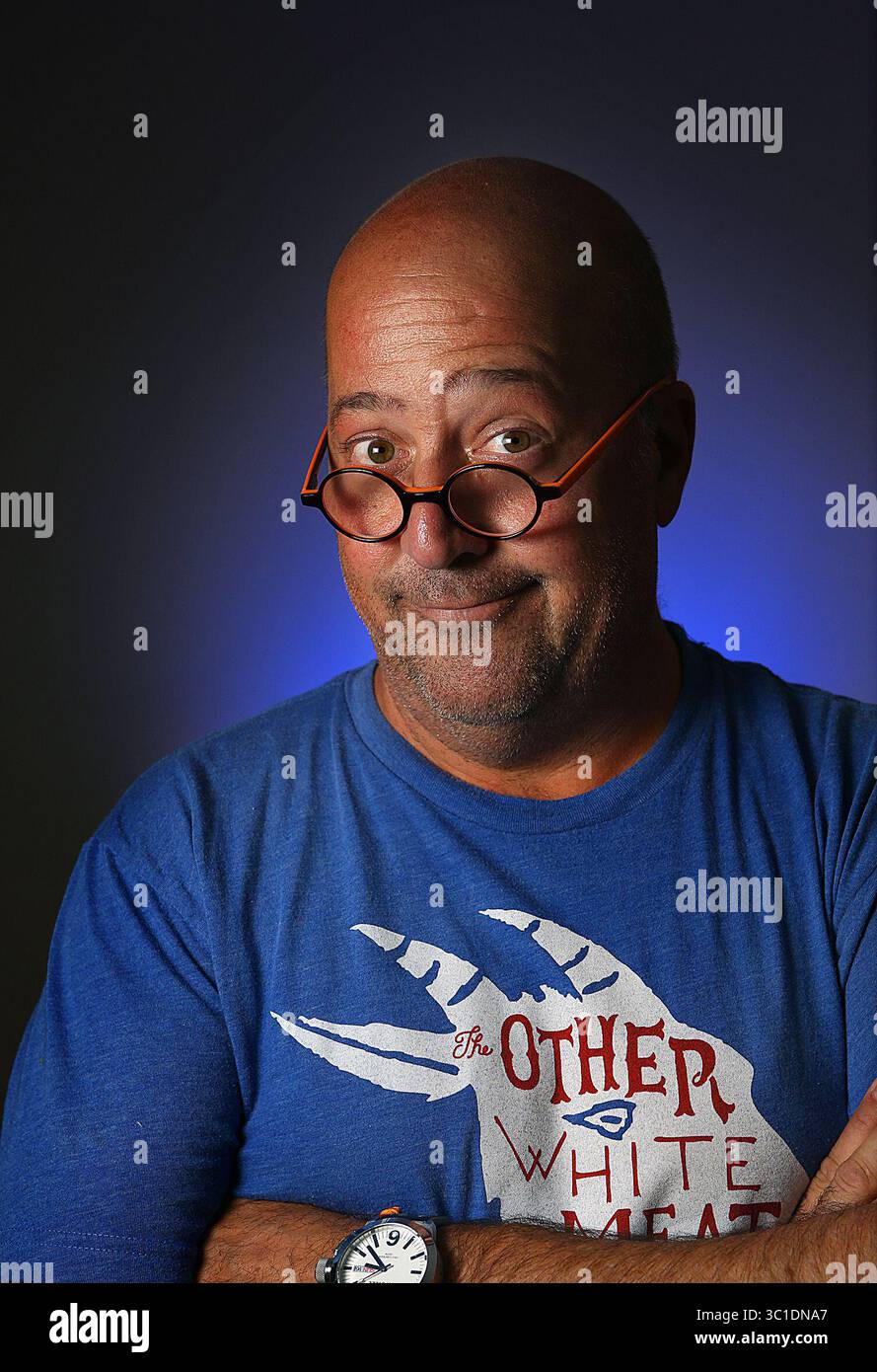 20 giugno 2013 - St. Louis Park, Minnesota, Stati Uniti - Andrew Zimmern è uno chef, scrittore e personaggio televisivo noto per la sua serie Bizarre Foods. (/STAR TRIBUNE) / 22 giugno 2013, St. Louis Park, Minnesota (immagine di credito: Jim Gehrz/Minneapolis Star Tribune/TNS via ZUMA Wire) Foto Stock