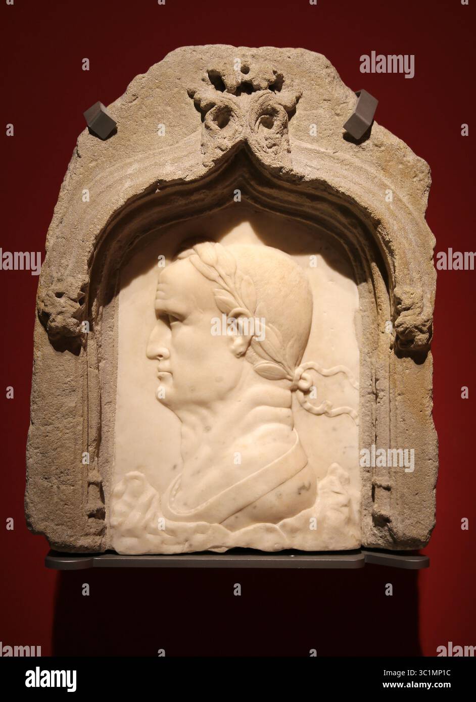 Imperatore romano Galba (3 a.C.-69 d.C.). Marmo. c. 1485-1490. Dell'artista rinascimentale italiano Antonio del Pollaiuolo. MNAC. Spagna. Foto Stock