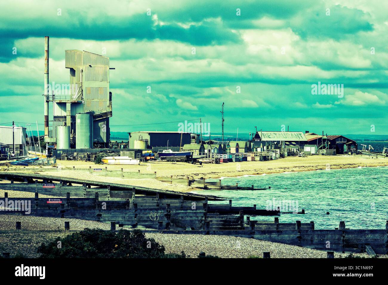 Whitstable Harbour Kent Regno Unito Foto Stock