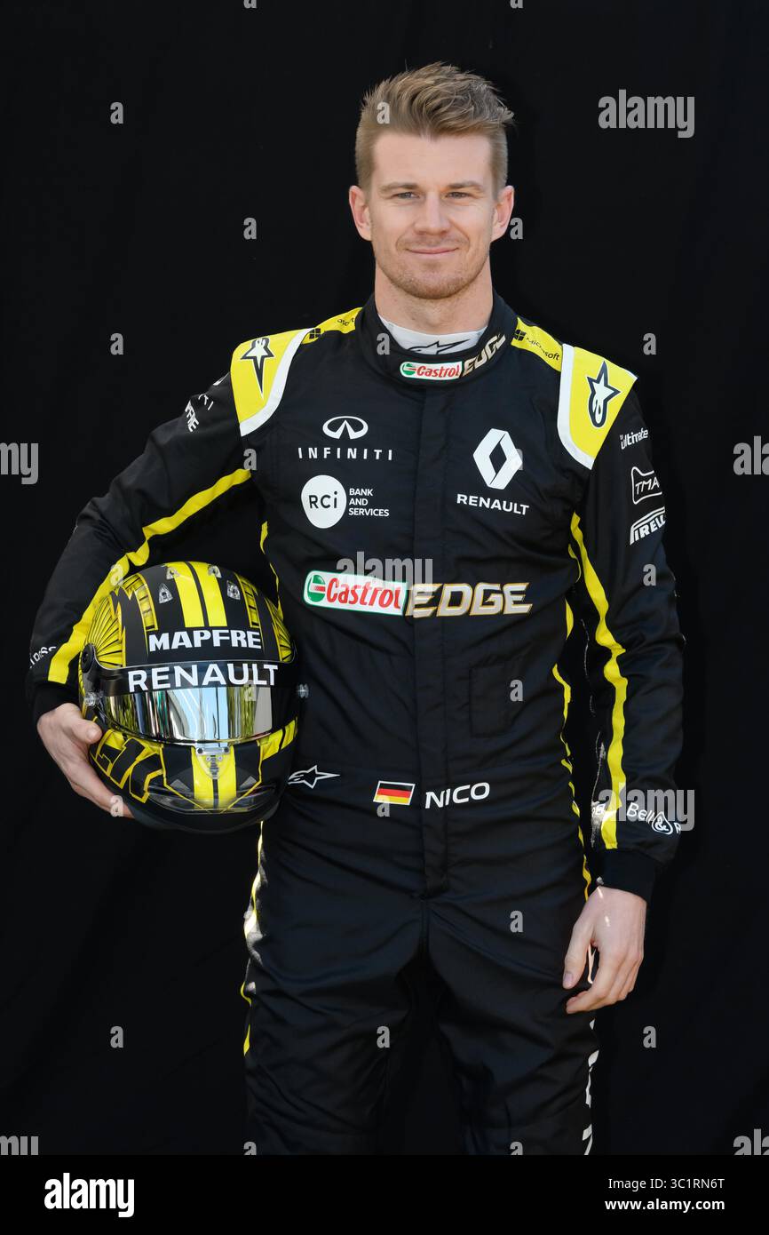 14 marzo 2019: Nico Hulkenberg (DEU) #27 del team Renault F1 posa per il suo ritratto al Gran Premio d'Australia di Formula 1 2019 ad Albert Park, Melbourne, Australia. Sydney Low/Cal Sport Media (immagine di credito: &Copy; Sydney Low/CSM tramite cavo ZUMA) Foto Stock