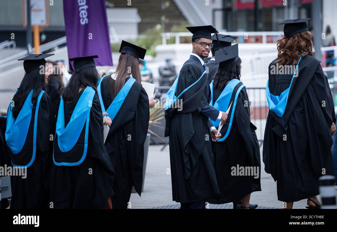 Laureati nel luglio 2025 Foto Stock