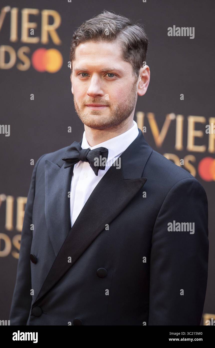 7 aprile 2019 - Londra, Regno Unito - Kyle Soller partecipa agli Olivier Awards 2019 con Mastercard alla Royal Albert Hall. (Immagine di credito: © Gary Mitchell/SOPA Images via ZUMA Wire) Foto Stock