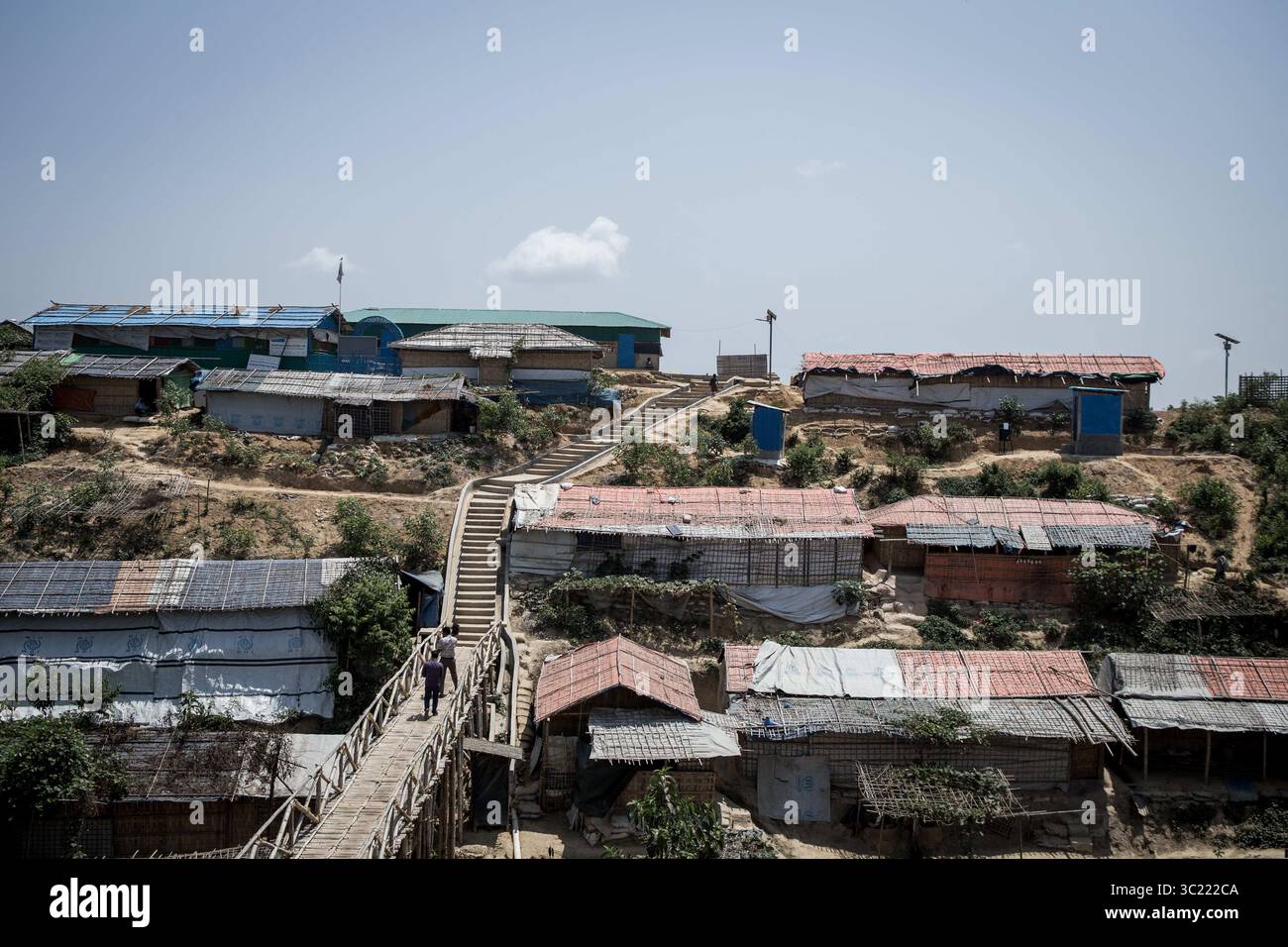 9 aprile 2019 - campo profughi Rohingya a Balukhali. (Immagine di credito: © Jashim Salam/ZUMA Wire) Foto Stock
