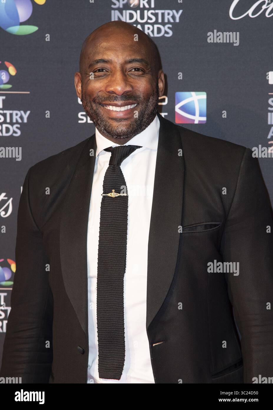 25 aprile 2019 - Londra, Regno Unito - Johnny Nelson appare sul Red carpet in vista dei BT Sport Industry Awards 2019 a Battersea Evolution. (Immagine di credito: © Gary Mitchell/SOPA Images via ZUMA Wire) Foto Stock