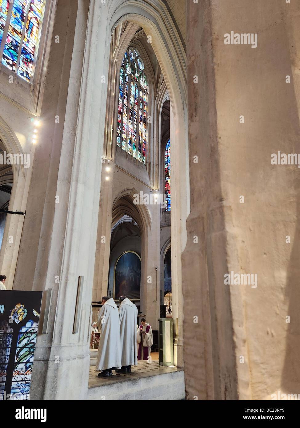 Chiesa di Saint Gervais parigi Foto Stock