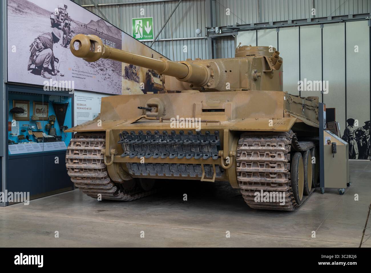 L'orgoglio del museo dei carri armati Bovington e forse il carro armato più famoso del mondo, Tiger 131. Luglio 2025. Foto Stock
