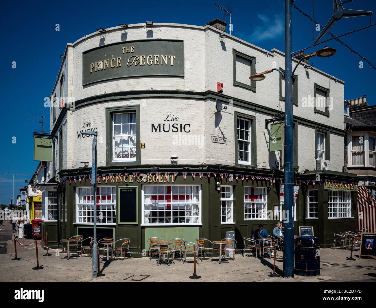 Prince Regent Pub Great Yarmouth, Norfolk, Regno Unito. Pub con musica dal vivo nel centro di Great Yarmouth. È noto che è stato concesso in licenza prima del 1850. Foto Stock