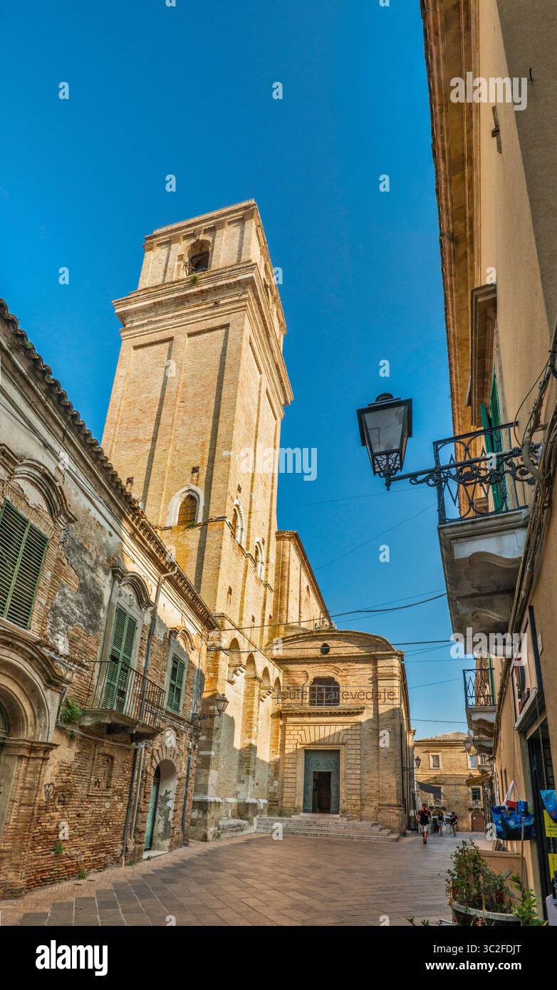 Chiesa di Santa Maria maggiore nel comune di vasto, regione Abruzzo, Italia Foto Stock
