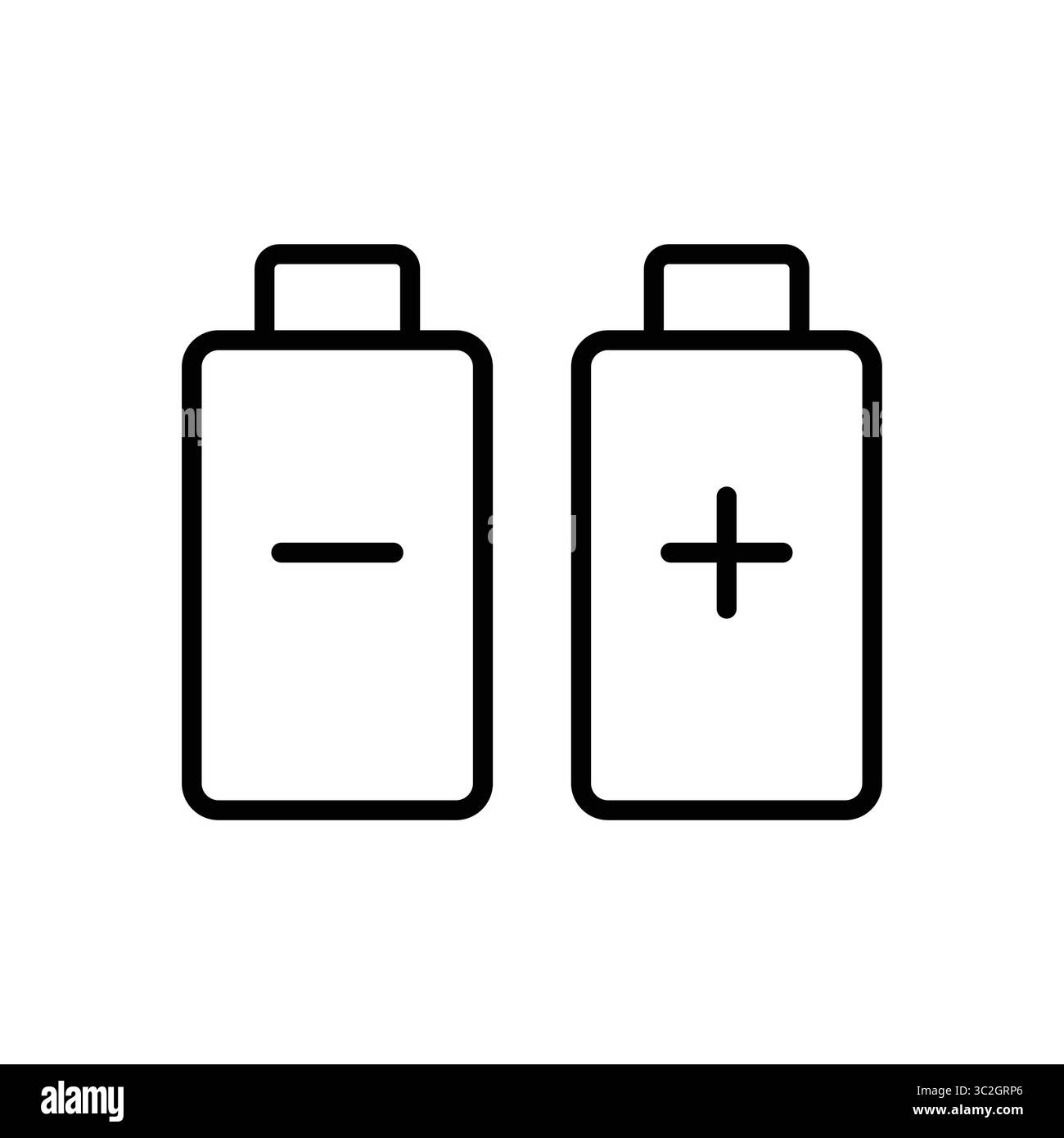 Questa immagine presenta semplici icone della batteria, che illustrano gli stati di carica e scarica. Il design minimalista mette in risalto i concetti di energia ed elettr Illustrazione Vettoriale Questa immagine presenta semplici icone della batteria, che illustrano gli stati di carica e scarica. Il design minimalista mette in risalto i concetti di energia ed elettr Illustrazione Vettoriale