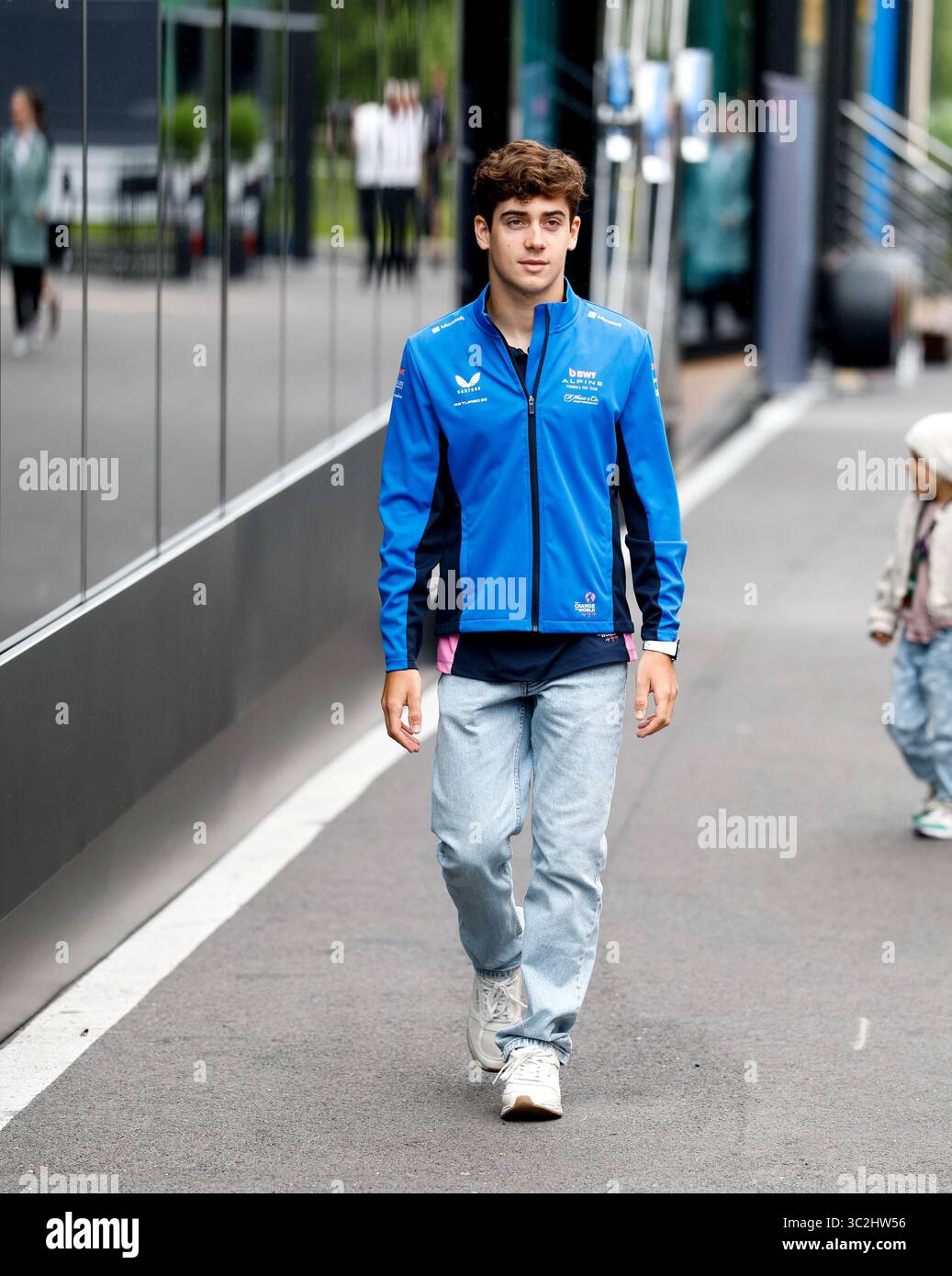 Spa-Francorchamps, Belgio. 24 luglio 2025. #43 Franco Colapinto (ARG, BWT Alpine F1 Team), Gran Premio di F1 del Belgio sul circuito di Spa-Francorchamps il 24 luglio 2025 a Spa-Francorchamps, Belgio. (Foto di HOCH ZWEI) credito: dpa/Alamy Live News Foto Stock