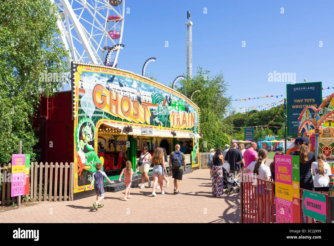 Parco divertimenti e parco divertimenti Dreamland Margate Kent Margate Inghilterra Regno Unito Europa Foto Stock