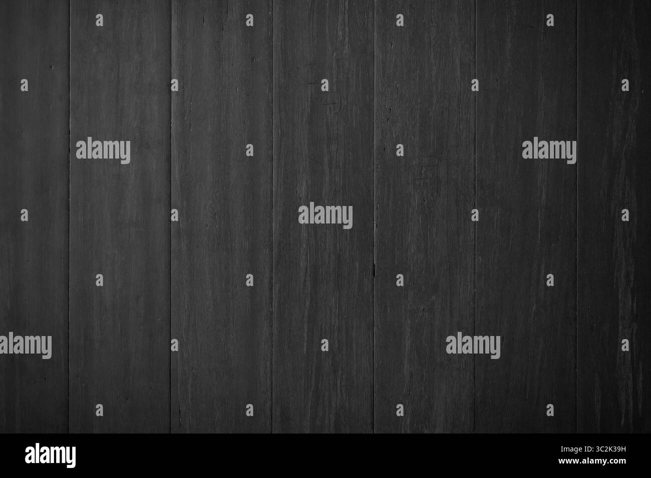 struttura in legno nero, sfondo scuro naturale dalle tavole. Foto Stock