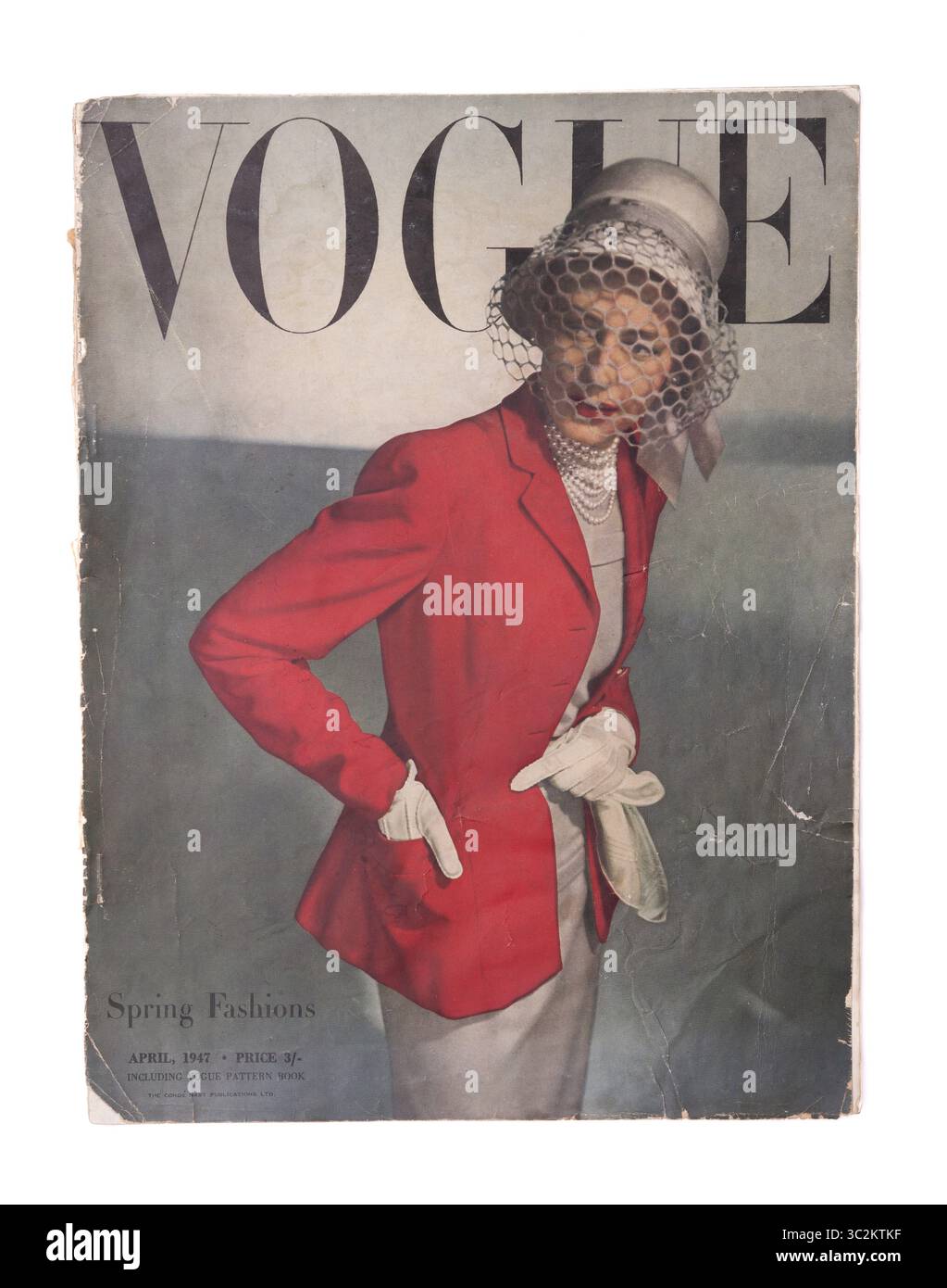 Copertina della rivista Vogue degli anni '1940 Foto Stock