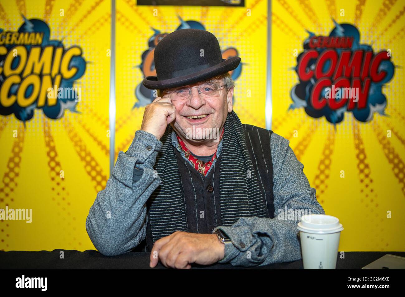 Sylvester McCoy partecipa al German Comic con Berlin 15.10.16, Messe Berlin Foto Stock