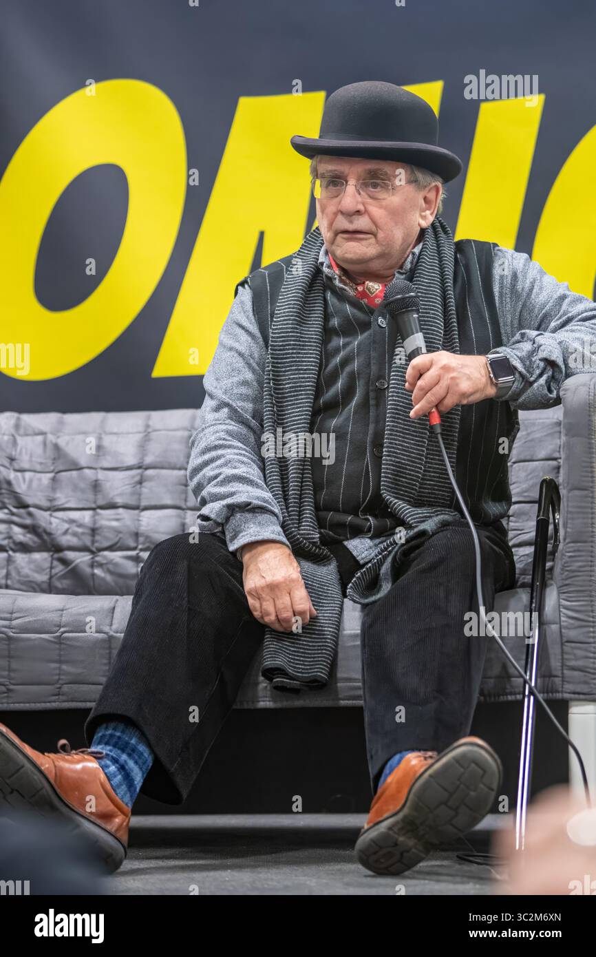 Sylvester McCoy partecipa al German Comic con Berlin 15.10.16, Messe Berlin Foto Stock