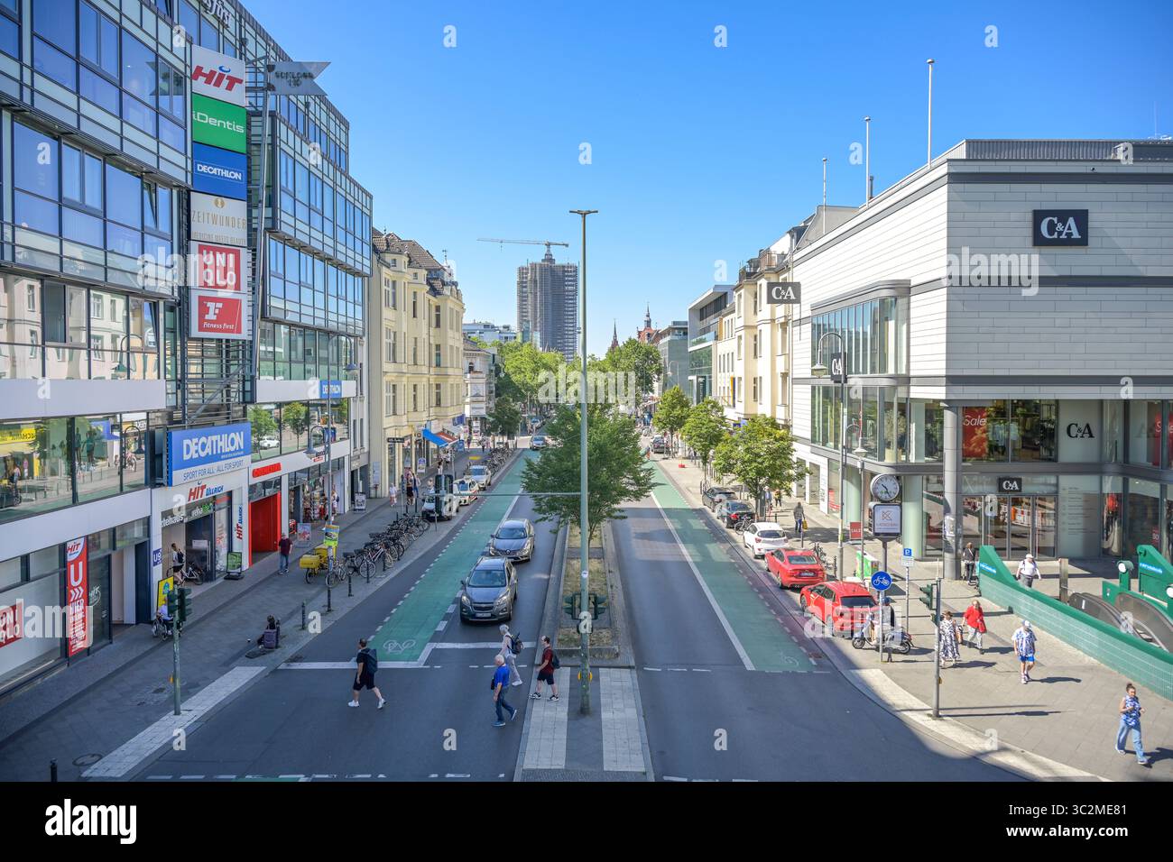 Schloßstraße, Steglitz, Bezirk Steglitz-Zehlendorf, Berlino, Germania Foto Stock