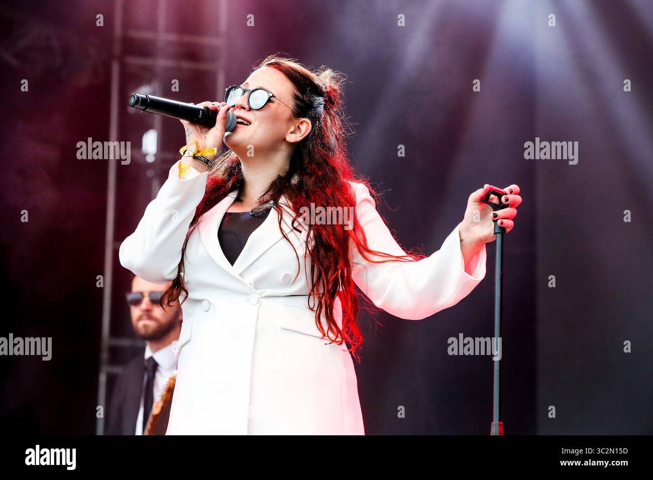 Giugno 23, 2019 - Reykjavâ€™k, Islanda - Music Artista N.A. STEF & la SP74 esegue durante il quinto segreto Solstice Festival in Laugadalur, Reykjavâ€™k, Islanda detenute da giugno 21-23, 2019...segreto Solstice, situato appena al di fuori di Reykjavik, Islanda, coerentemente vanta una lineup che è così diversificato e distintivo come il festival nei dintorni. Presentazione di alcuni dei più grandi del mondo di artisti contemporanei, amati musicisti di culto nonché fresco talento locale la festa continua per tutta la notte con un piccolo aiuto da parte del sole di mezzanotte che è quasi sempre presente per tutta l'estate equino Foto Stock