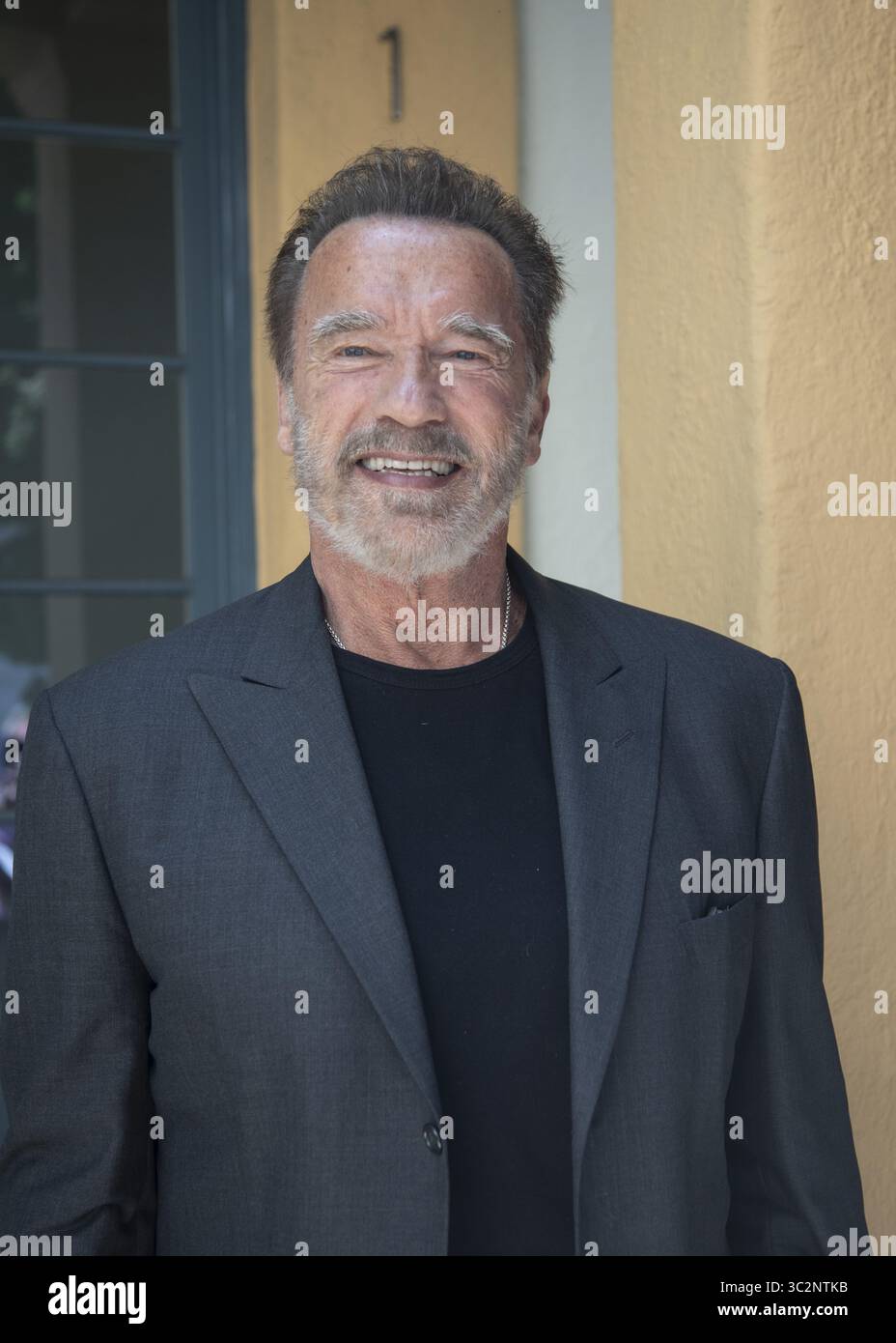 16 luglio 2019, Hollywood, California, Stati Uniti: ARNOLD SCHWARZENEGGER promuove il prossimo film "Terminator Dark Faith" ai Fox Studios, Century City. (Immagine di credito: © Armando Gallo/ZUMA Studio) Foto Stock
