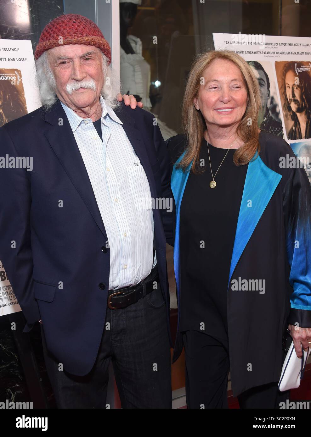 Luglio 18, 2019 - Hollywood, California, Stati Uniti d'America - David Crosby e Jan dance arriva per il 'David Crosby: ricordare il mio nome' Los Angeles Premiere detenute all'Linwood Dunn Teatro. (Credito Immagine: © Lisa O'Connor/ZUMA filo) Foto Stock