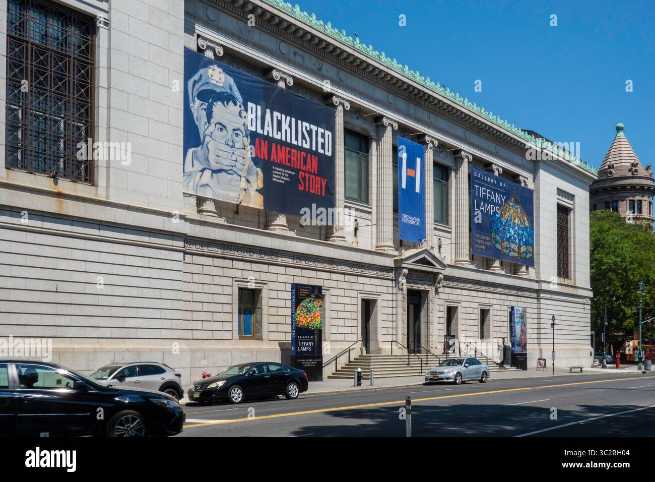 Il New-York Historical Society Museum and Library si trova a Central Park West, New York City, USA 2025 Foto Stock