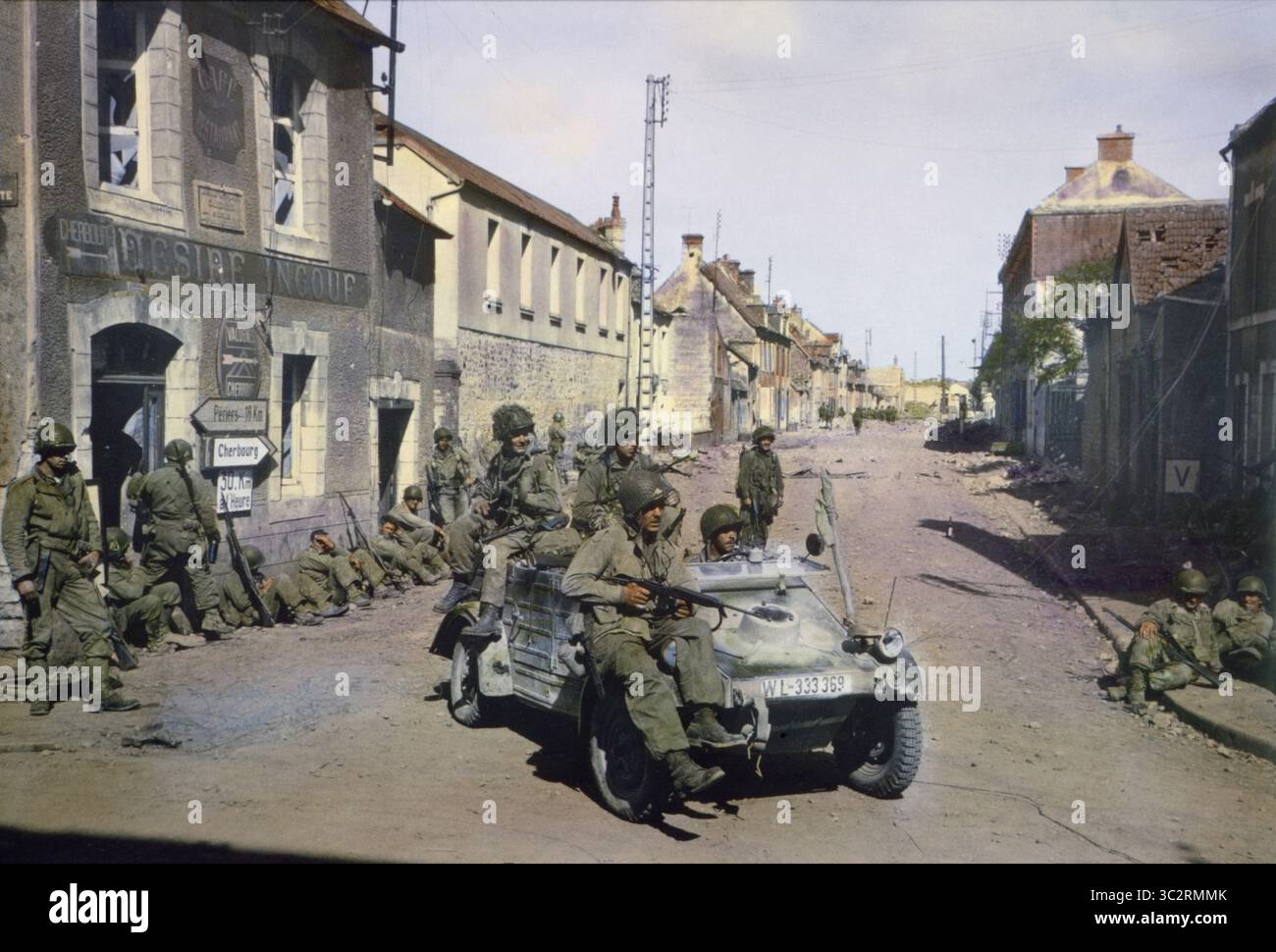 SECONDA GUERRA MONDIALE quartier generale tedesco paracadutisti e unità SECONDA GUERRA MONDIALE quartier generale tedesco paracadutisti e unità
