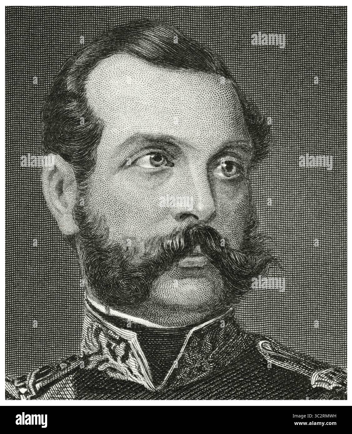 16 febbraio 2019, USA: Alexander II (1818-81), Emperor of Russia 1855-81, Head and Shoulders Portrait, Steel Engraving, Portrait Gallery of Eminent Men and Women of Europe and America di Evert A. Duyckinck, pubblicato da Henry J. Johnson, Johnson, Wilson & Company, New York, 1873 (Credit Image: © JT Vintage/Glasshouse via ZUMA Wire) Foto Stock
