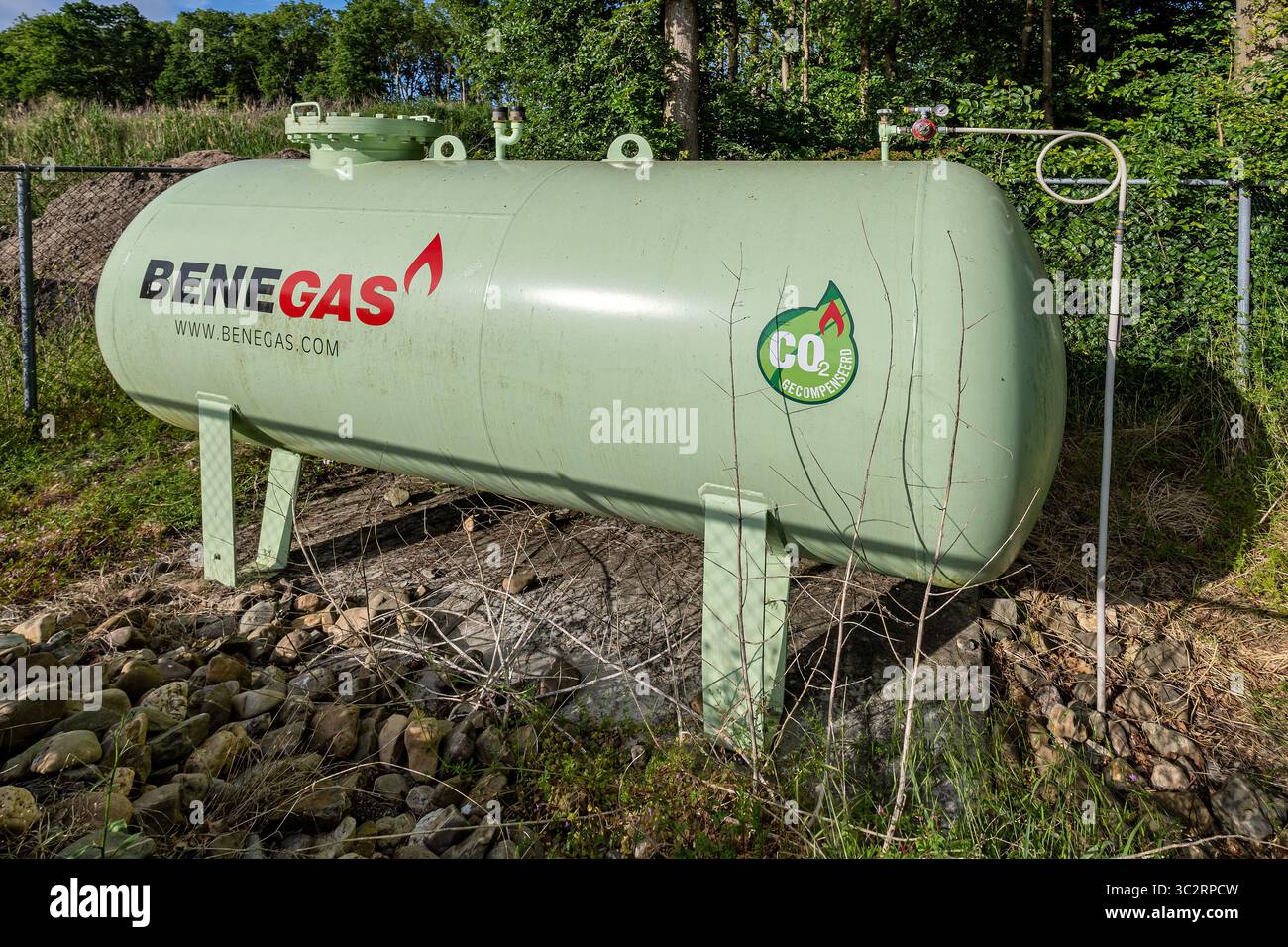 Serbatoio del gas Benegas Foto Stock