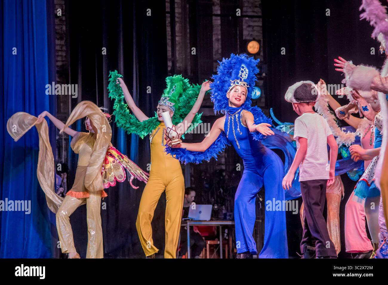 San Pietroburgo, Russia, 24 dicembre 2019, Natale Capodanno Teatro festivo evento Foto Stock