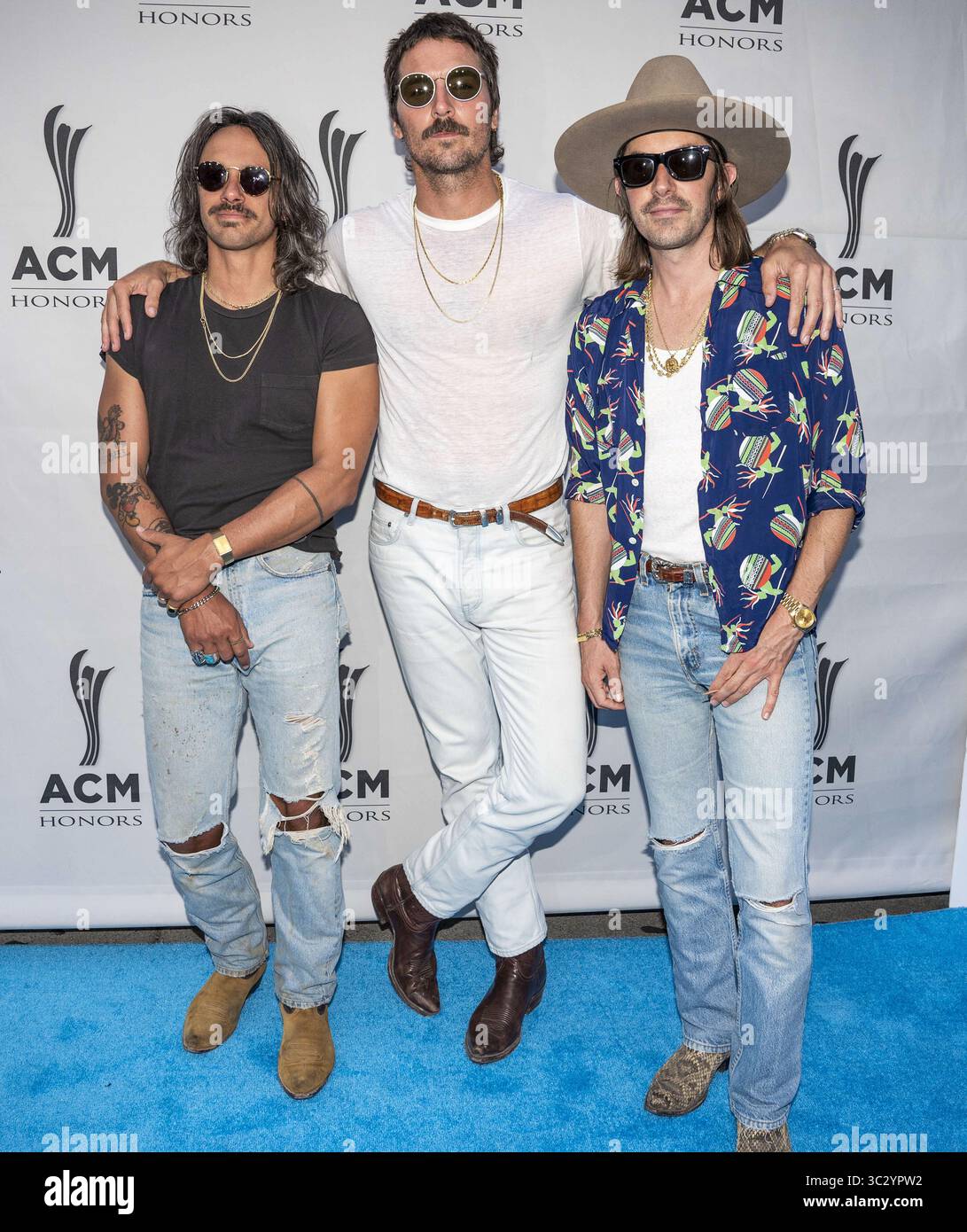 21 agosto 2019, Nashville, Tn, Stati Uniti: NASHVILLE, TN - 21 agosto: Midland partecipa al 13° Annual ACM Honors al Ryman Auditorium il 21 agosto 2019 a Nashville, Tennessee. Foto: Ed Rode/imageSPACE (immagine di credito: © Imagespace via cavo ZUMA) Foto Stock