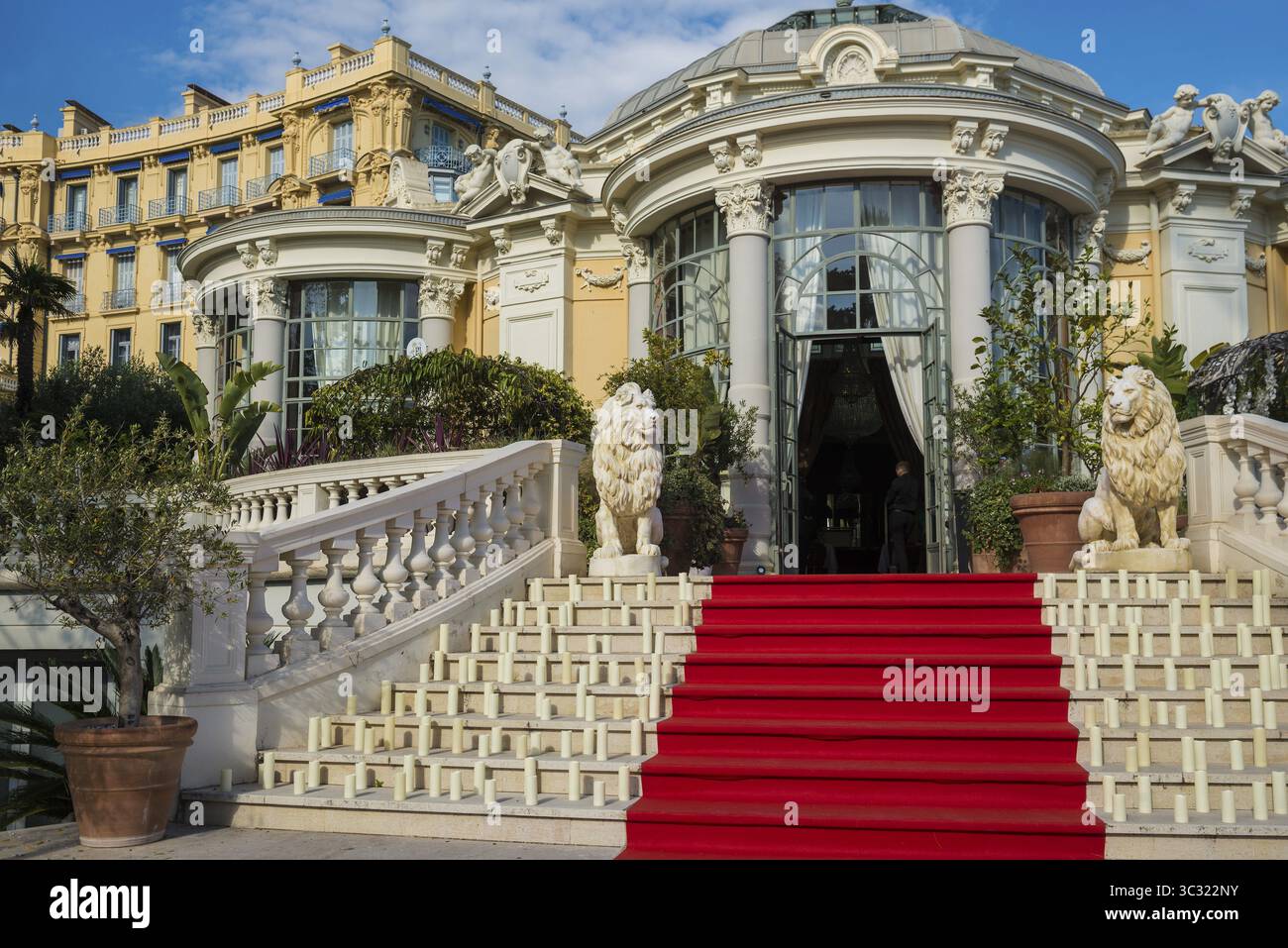 Hotel di lusso, Beaulieu, Saint-Jean-Cap-Ferrat, Cap Ferrat, Alpes Maritimes, Provenza Alpi Costa Azzurra, Costa Azzurra, Francia meridionale, Francia Foto Stock