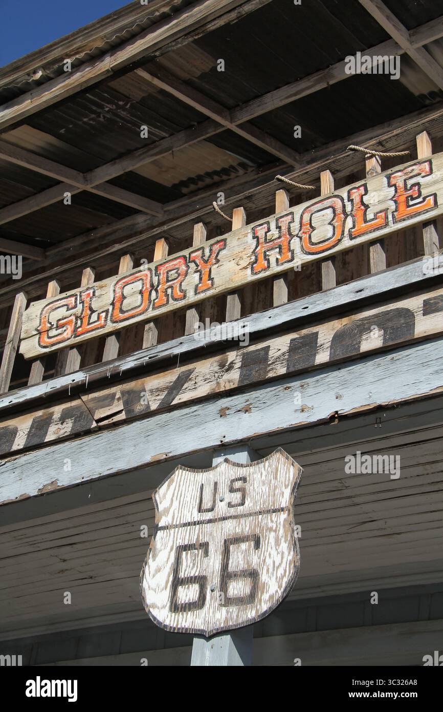 oatman, arizona route 66 Foto Stock