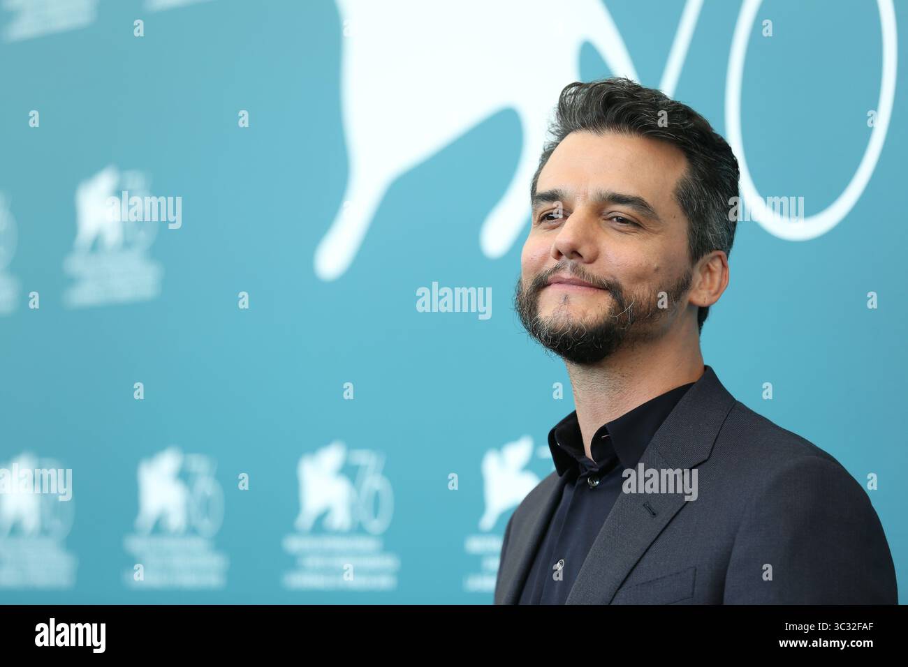 1 settembre 2019, Venezia, Italia: WAGNER MOURA partecipa alla photocall Wasp Network durante la 76a Mostra del Cinema di Venezia (immagine di credito: © Mickael Chavet/ZUMA Wire) Foto Stock