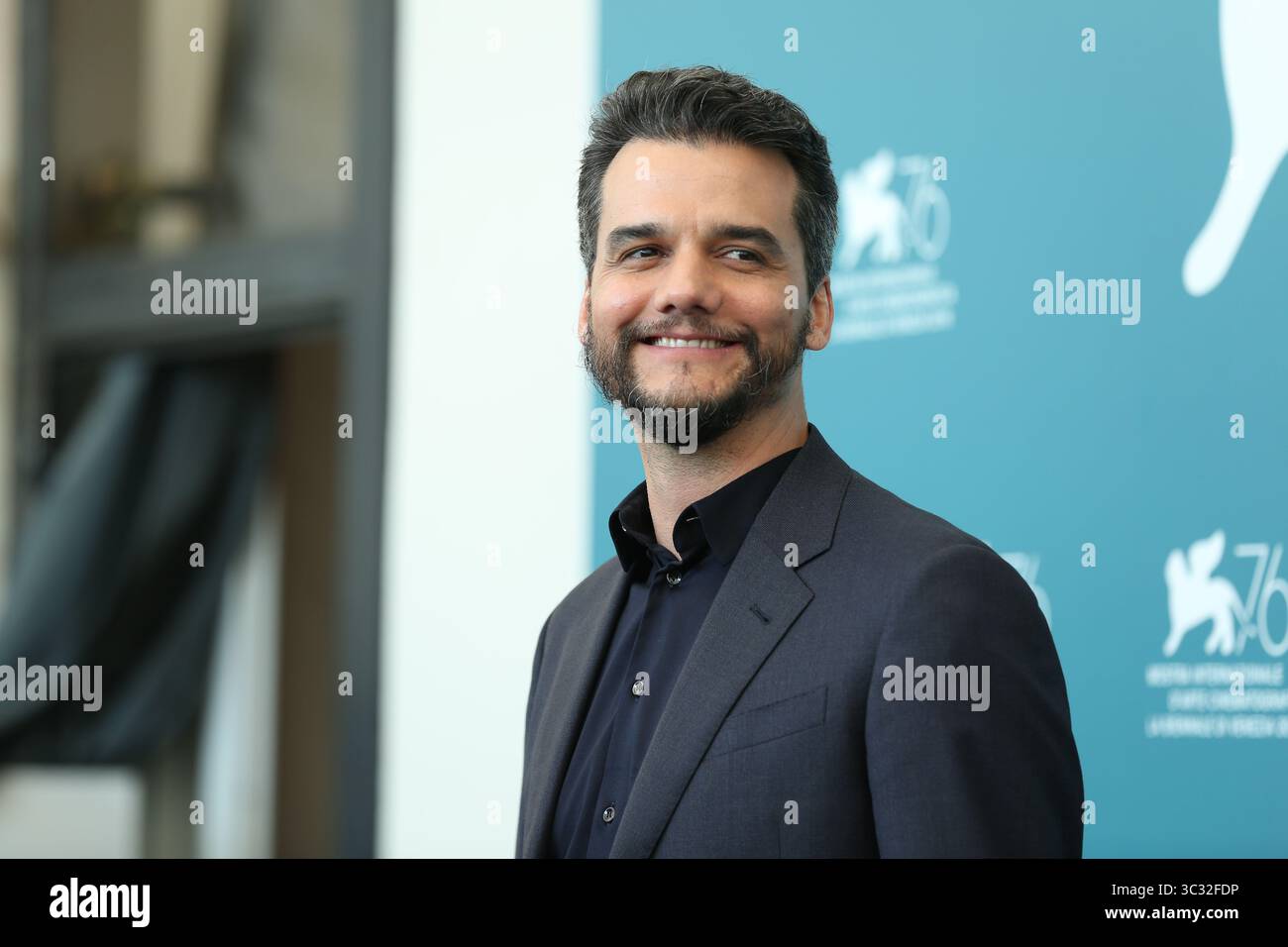 1 settembre 2019, Venezia, Italia: WAGNER MOURA partecipa alla photocall Wasp Network durante la 76a Mostra del Cinema di Venezia (immagine di credito: © Mickael Chavet/ZUMA Wire) Foto Stock