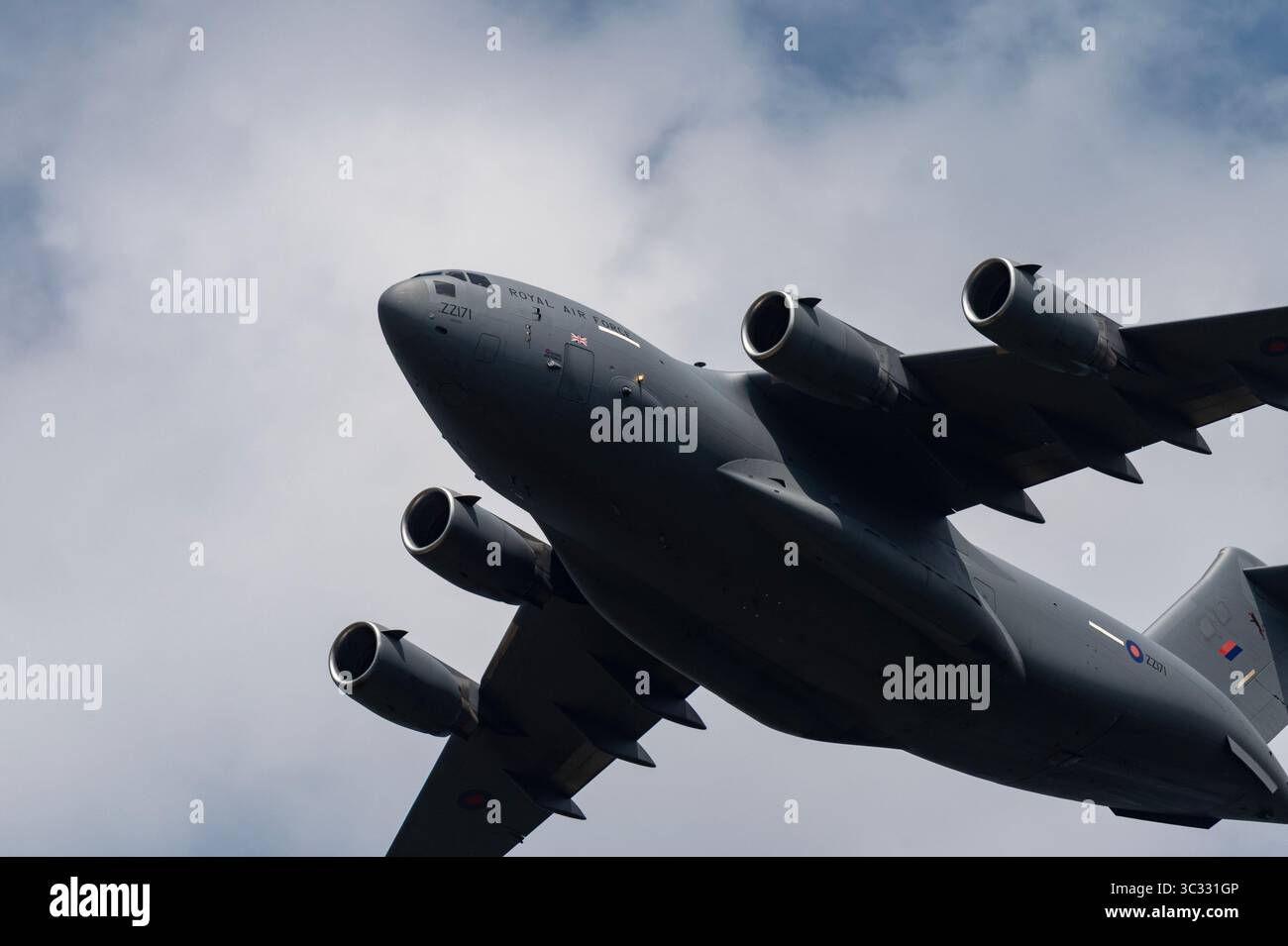Boeing C-17A Globemaster III trasportatore RAF Foto Stock