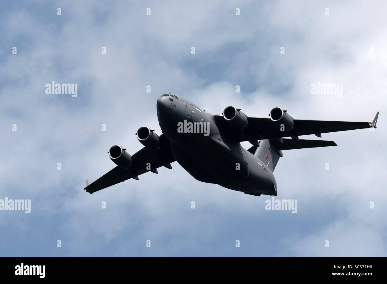 Boeing C-17A Globemaster III trasportatore RAF Foto Stock