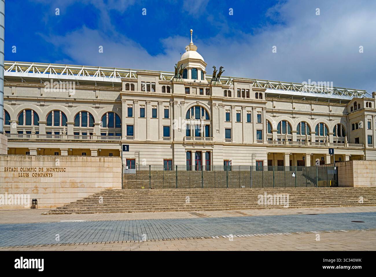 Olympiastadion, Estadi Olímpic Lluís Companys Foto Stock