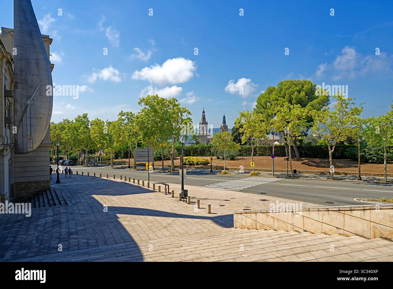 Olympiastadion, Estadi Olímpic Lluís Companys Foto Stock