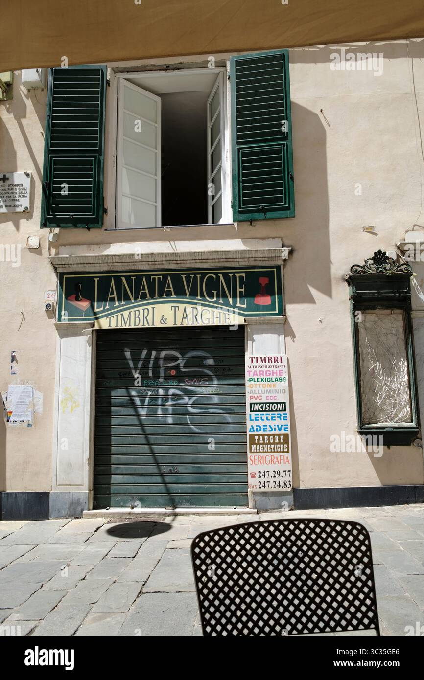 Piazza delle Vigne, Genova, Italia Foto Stock