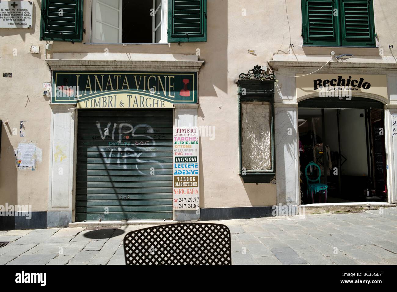 Piazza delle Vigne, Genova, Italia Foto Stock
