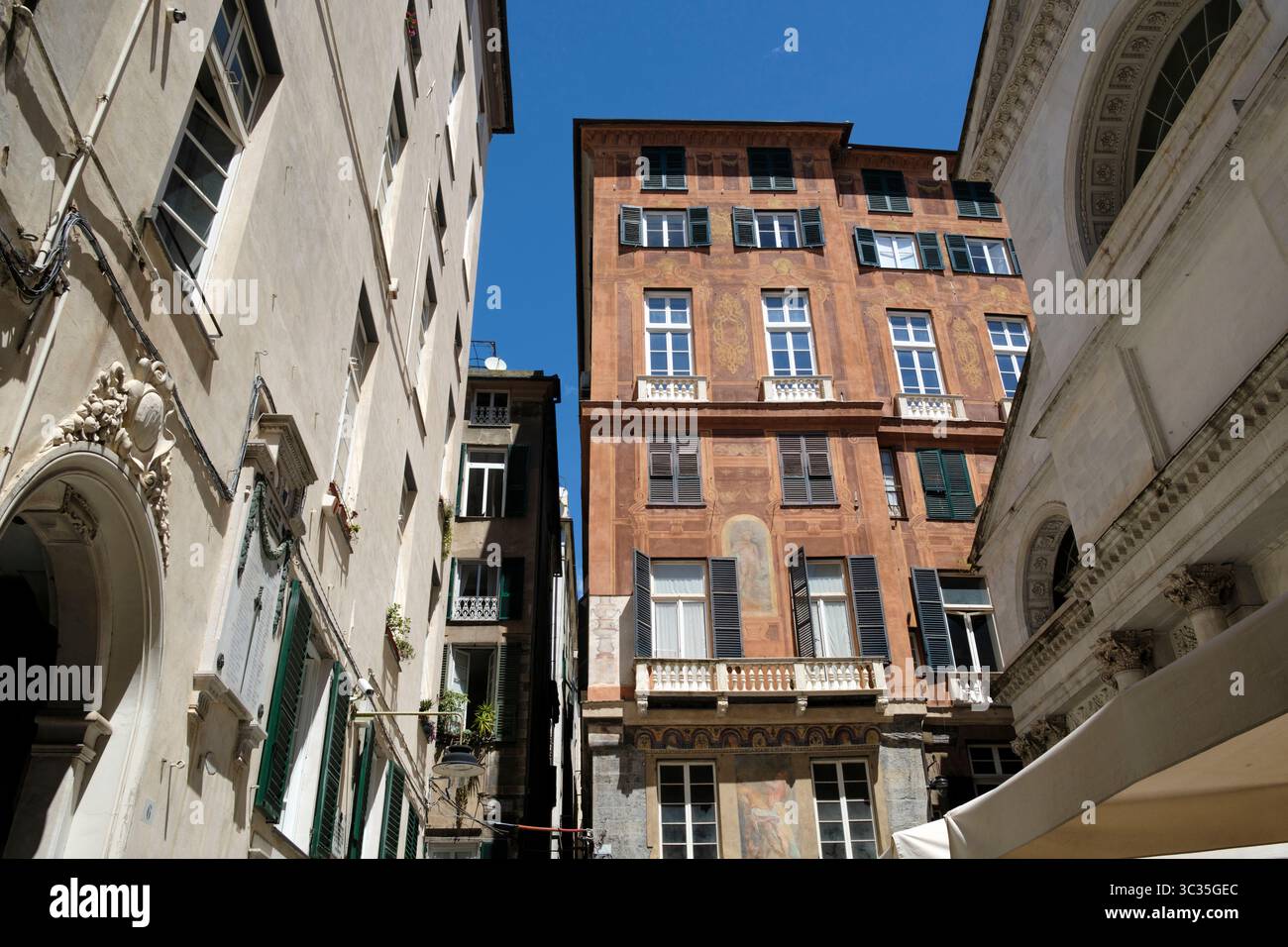 Piazza delle Vigne, Genova, Italia Foto Stock