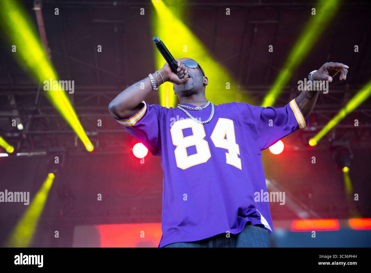 26 maggio 2019: 29 maggio 2019, St. Paul, Minnesota, USA: il rapper DMX si esibisce in stato al Soundset Music Festival. Soundset è stato un festival hip hop annuale e uno dei più grandi del paese. (Immagine di credito: © Chris JuhnZUMA Wire) Foto Stock