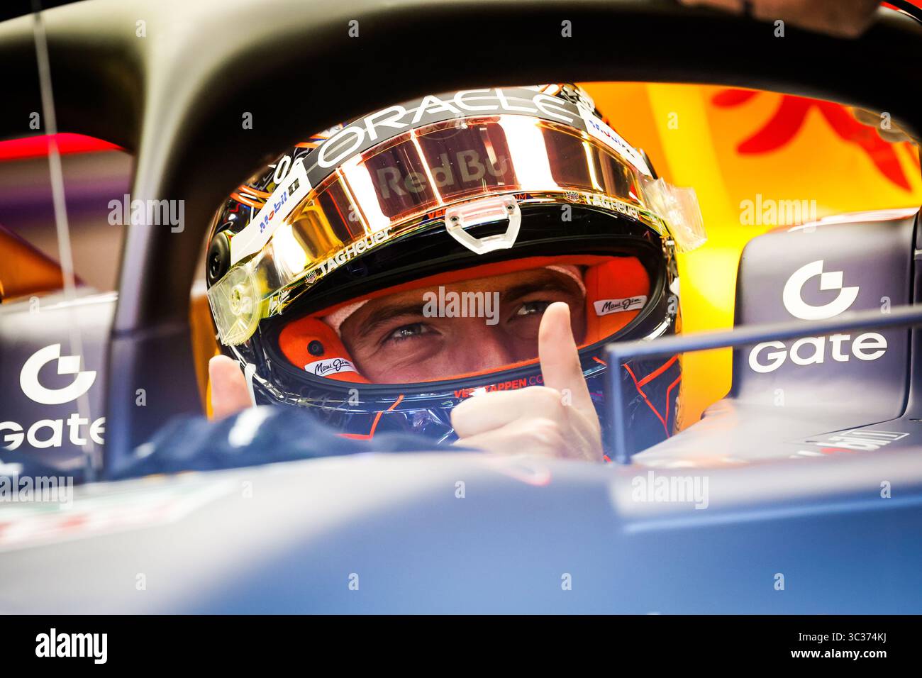 Durante il Gran Premio del Belgio di Formula 1 2025, 13° round del Campionato del mondo FIA di Formula 1 2025 dal 25 al 27 luglio 2025 sul circuito di Spa-Francorchamps, a Stavelot, in Belgio Foto Stock