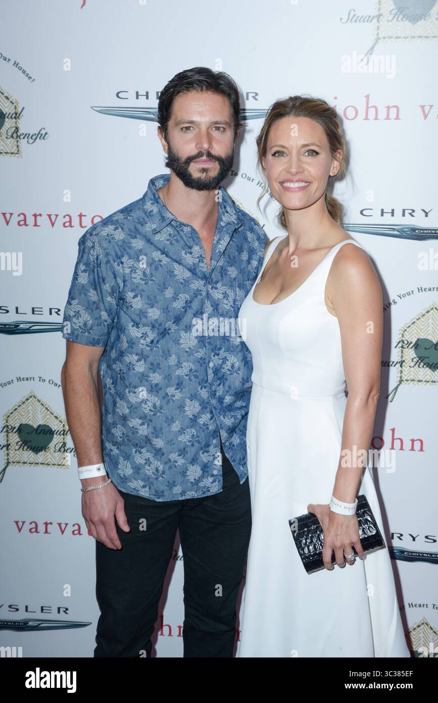 26 aprile 2015, Los Angeles, California, Stati Uniti: JASON BEHR (L) e KADEE STRICKLAND alla dodicesima edizione di John Varvatos Stuart House Benefit alla John Varvatos di Los Angeles, California (immagine di credito: © Charlie Steffens/ZUMA Wire) Foto Stock