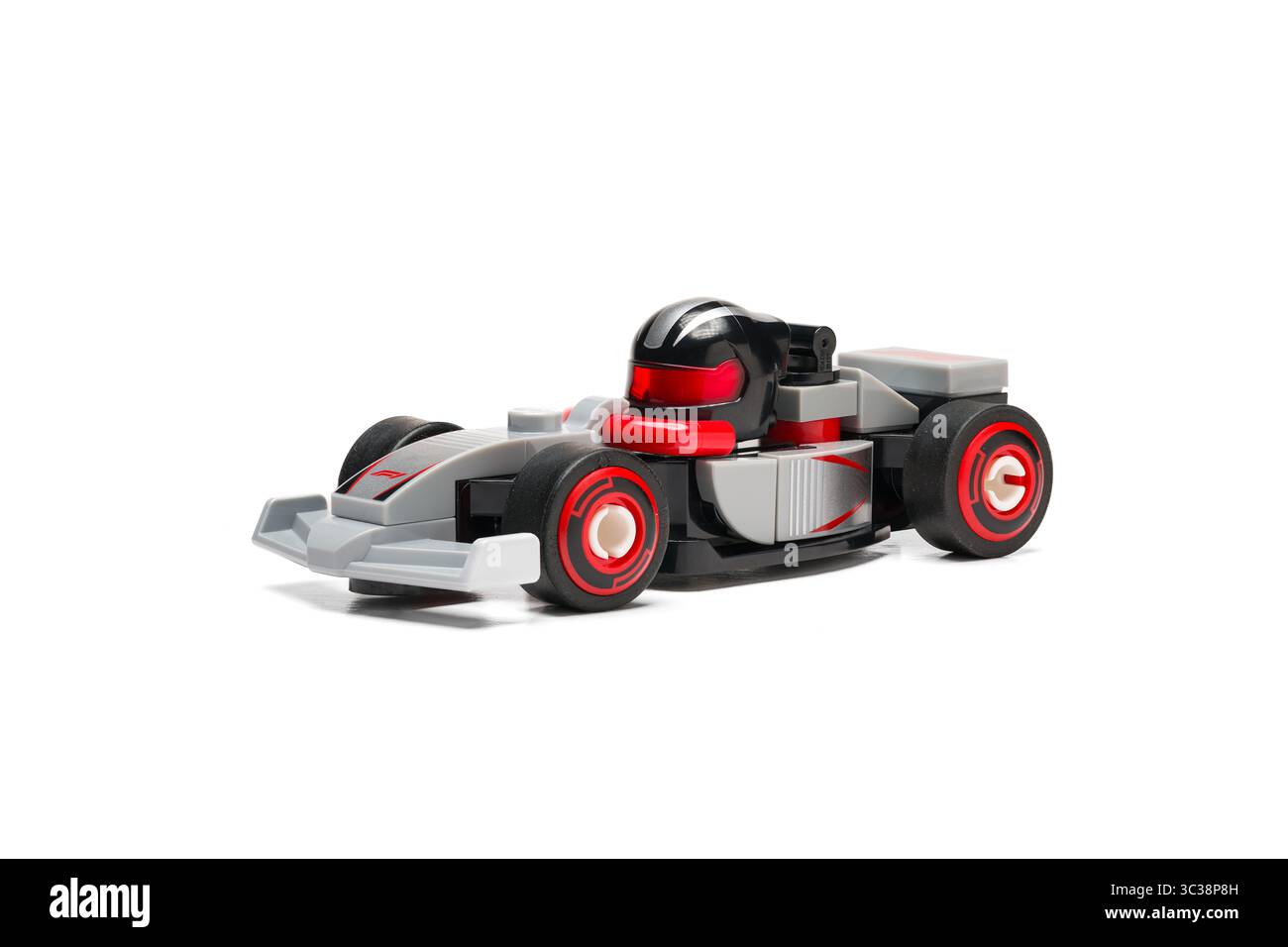 Antalya, Turchia - 21 luglio 2025: Auto di Formula 1 a tema Lego F1 ACADEMY Foto Stock