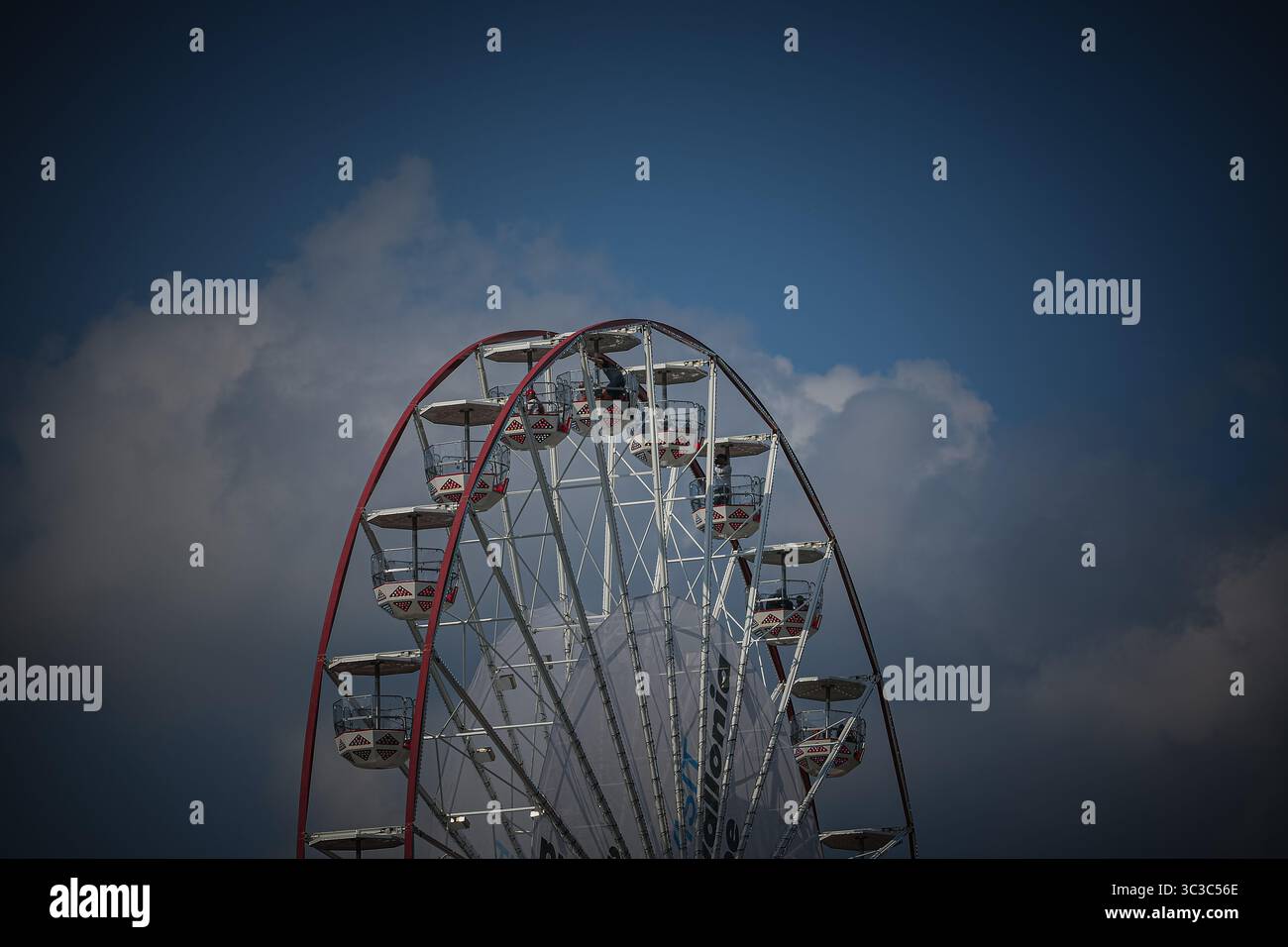 Ruota panoramica durante il GP del Belgio, Spa-Francorchamps 24-27 luglio 2025 Formula 1 World Championship 2025. Foto Stock