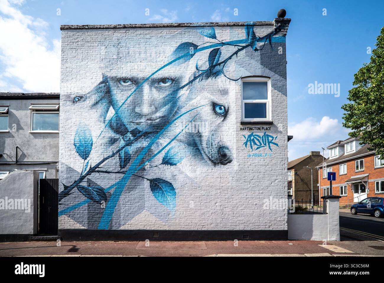 Street art a Southend-on-Sea, Essex Foto Stock