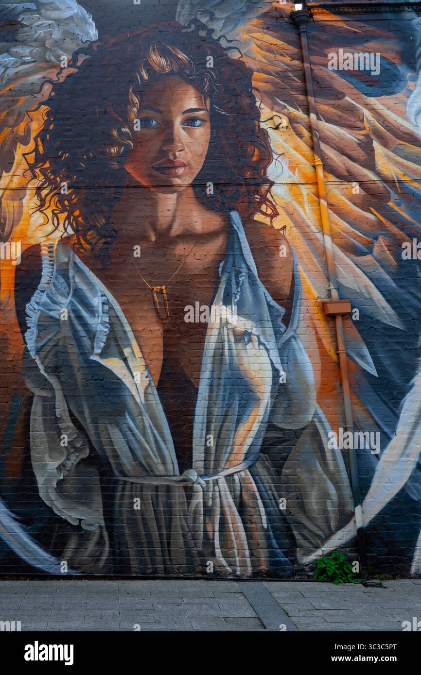 Street art a Southend-on-Sea, Essex Foto Stock